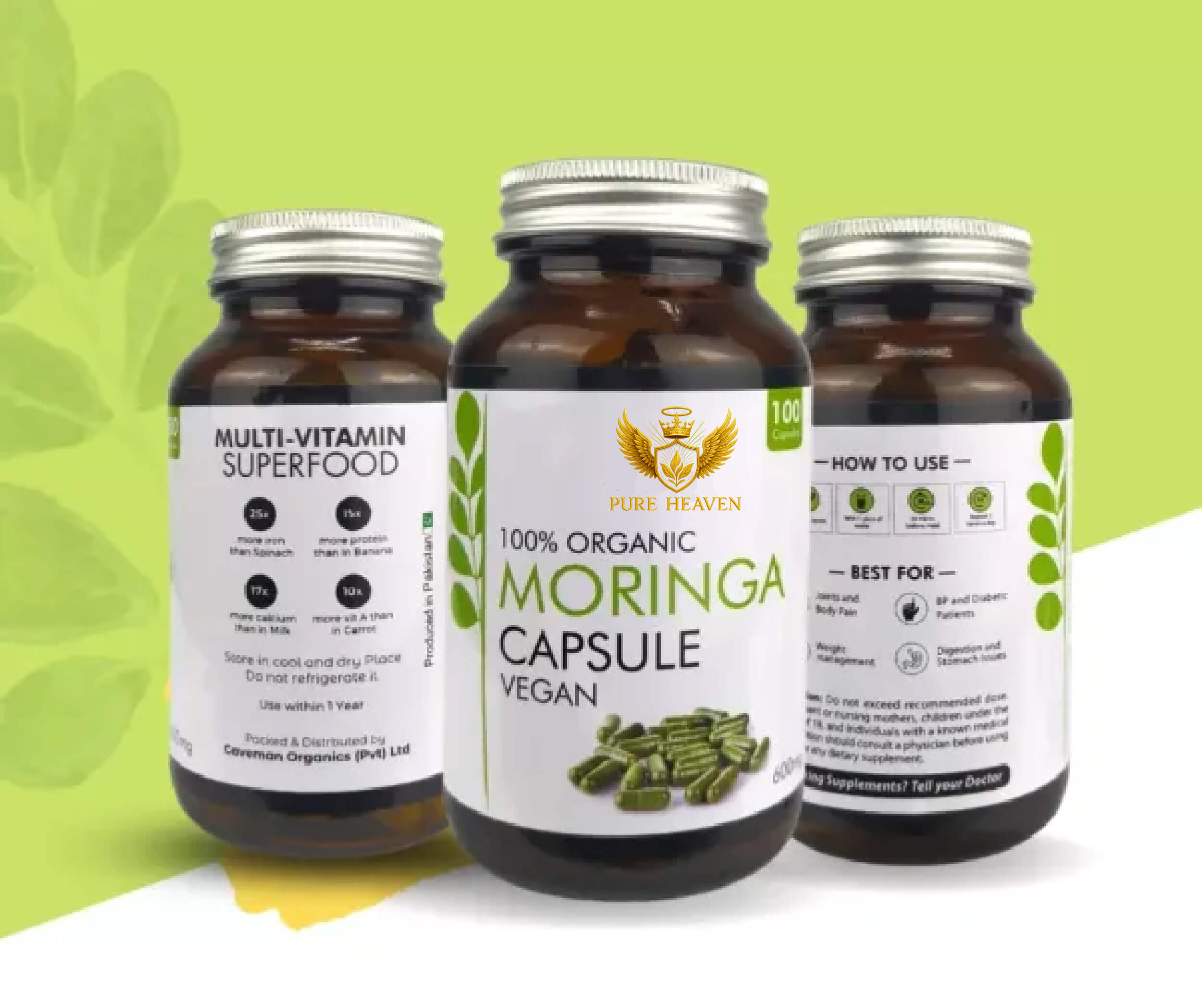 Moringa Capsules 100 pcs